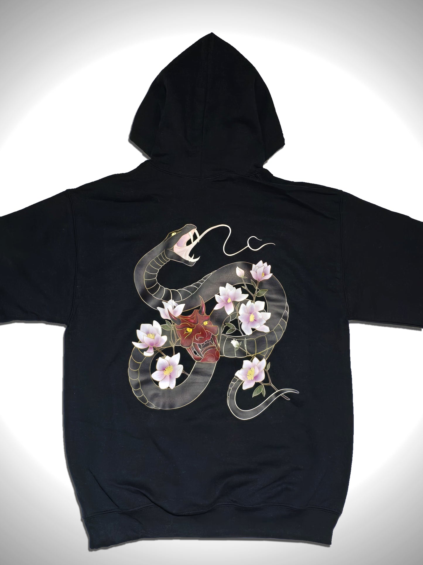 Hoodie Snake Black Sakura